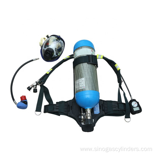 Positive pressure breathing apparatus firefighter respirator